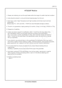 KT2520F37400ZAW18TBK Datasheet Page 7