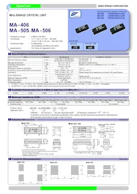 MA-406 8.0000M-B0 Datasheet Copertura