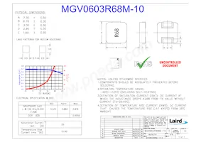 MGV0603R68M-10 Datasheet Cover
