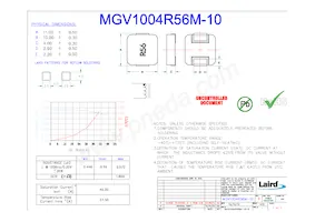 MGV1004R56M-10 Datasheet Cover