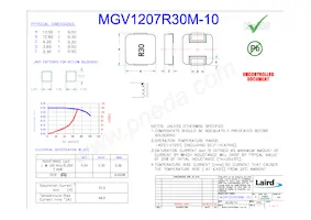 MGV1207R30M-10 Datasheet Cover