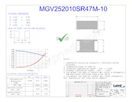 MGV252010SR47M-10 Datasheet Copertura