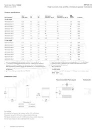 MPI2512V2-4R7-R Datasheet Pagina 2