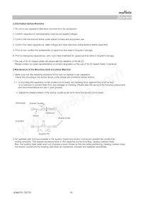 NFM15PC104R1A3D Datasheet Page 10