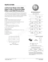 NUF6107MNTBG Datasheet Copertura