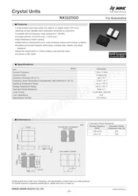 NX3225GD-10.000M-STD-CRA-3 Datasheet Cover