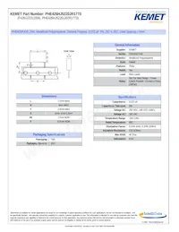 PHE426HJ5220JR17T0 Datasheet Cover