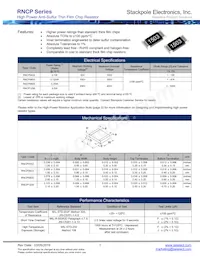 RNCP0402FTD6K65 Datasheet Cover