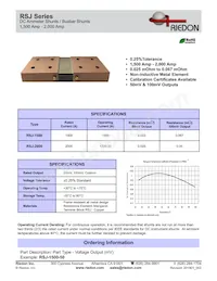 RSJ-2000-100 Datasheet Cover