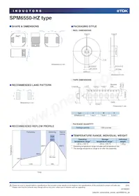 SPM6550T-150M-HZ Datasheet Pagina 3