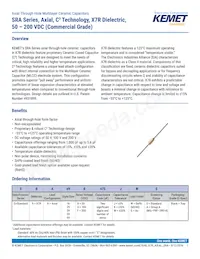 SRA25B104KGS Datasheet Cover