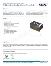 T488R227M004AAE2K0 Datasheet Cover