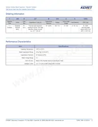 T488R227M004AAE2K0 Datasheet Pagina 2