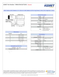 T495A475K016ZTE2K0 Datasheet Copertura