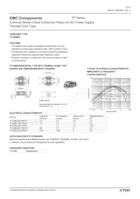 TF2720B-152Y5R0-01 Datasheet Page 2