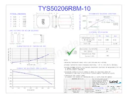 TYS50206R8M-10 데이터 시트 표지