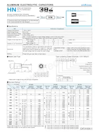UHN1C821MPD Datasheet Cover