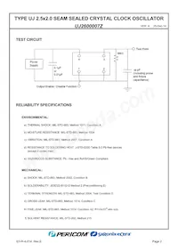 UJ2600007Z Datasheet Page 4