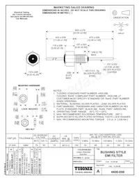 4400-098LF Datasheet Copertura