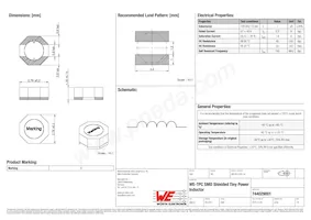 744029001 Datasheet Cover