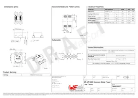 7446630027 Datasheet Copertura