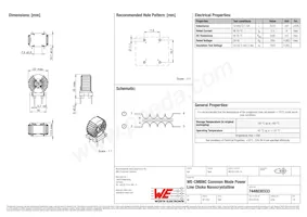 7448030333 Datasheet Copertura