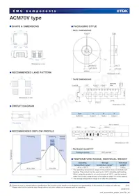 ACM70V-701-2PL-TL00 Datasheet Page 3
