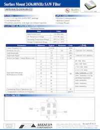 AFS14A72-2436.00-T2 Datasheet Cover