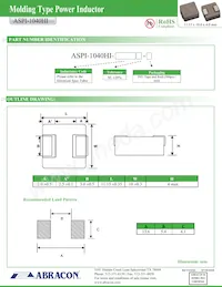 ASPI-1040HI-R16M-T05 Datasheet Page 3