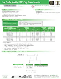 ASPI-2515-100M-T2數據表 封面
