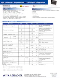 ASTMUPLDV-500.000MHZ-LJ-E-T3 Datasheet Cover