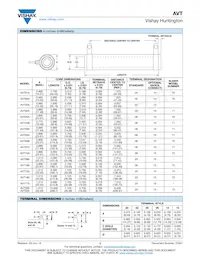 AVT16020E100R0KE Datasheet Page 3