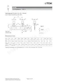 B41856C7108M000 Datasheet Page 12