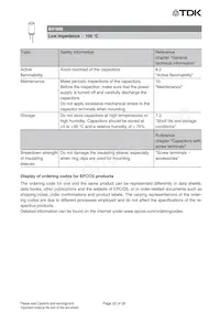 B41856C7108M000 Datasheet Page 22