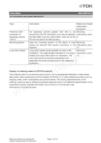 B84143B0150R110 Datasheet Page 13