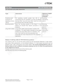 B84143B0150S020 Datasheet Page 17