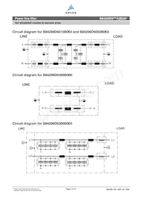 B84299D6101A003 Datasheet Pagina 3