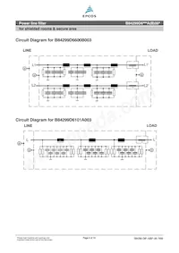 B84299D6101A003 Datasheet Pagina 4