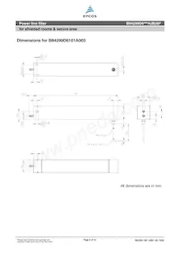 B84299D6101A003 Datasheet Pagina 9