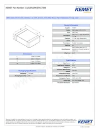 C1210R105K5RACT500 Datenblatt Cover