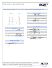 C336C105M5U5TA7301 Datasheet Cover