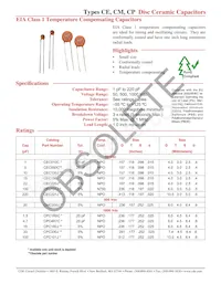 CEC220J Datasheet Cover