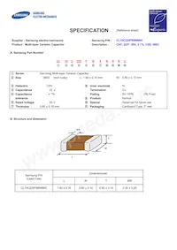 CL10C220FB8NNNC Datasheet Cover
