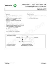 CM1492-06DE Datasheet Cover