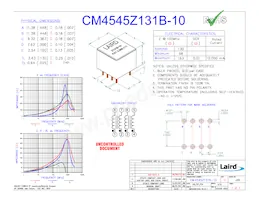 CM4545Z131B-10 Datasheet Cover