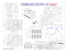 CM6032V201R-10 Datasheet Cover