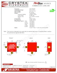 CRBSCS-01-1244.160 Datasheet Cover