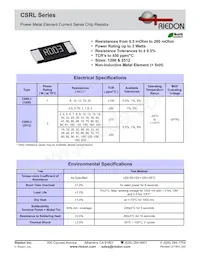 CSRL1-0R02F8 Datasheet Cover