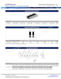 CSSK0612FT5L00 Datasheet Page 2