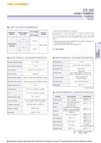CT20P104 Datasheet Page 2